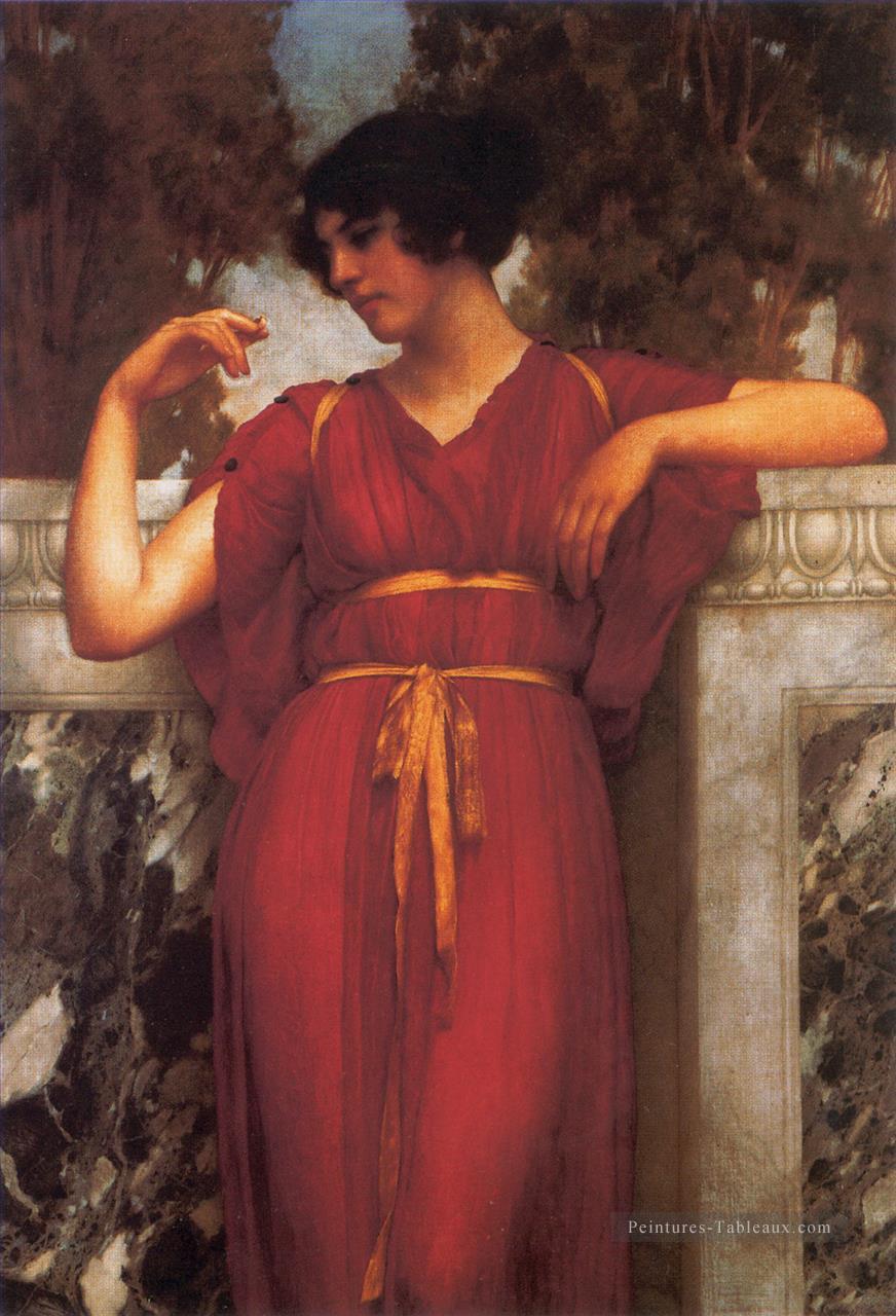 The Ring 1898 néoclassique dame John William Godward Peintures à l'huile